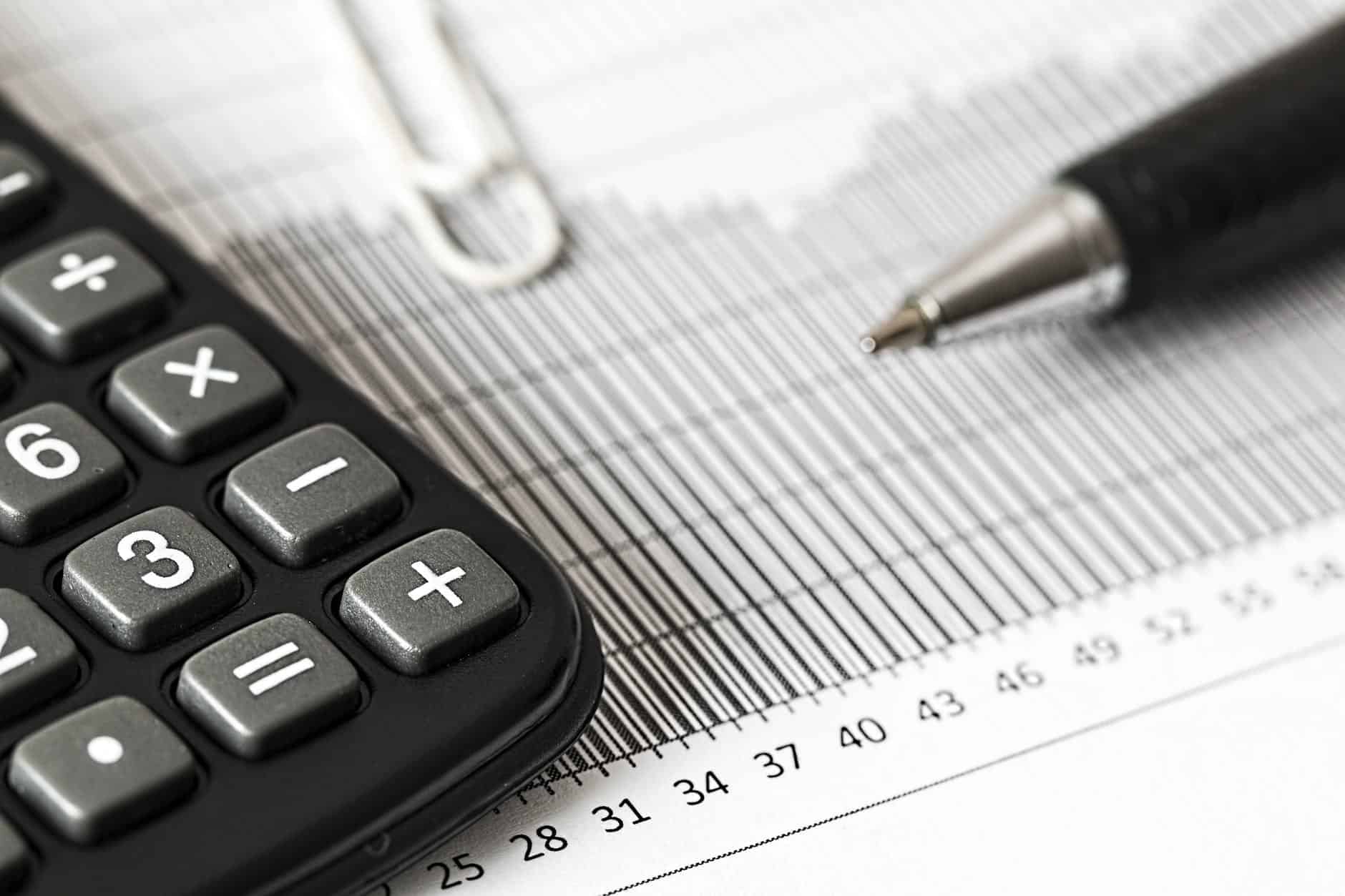 accounting analytics balance black and white